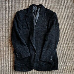Vintage  Houndstooth Wool Blazer
